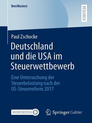 cover image of Deutschland und die USA im Steuerwettbewerb